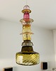lampy wiszące Lampa wisząca szklana artdeco prl vintage retro Amber Glow 1