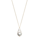 złote naszyjniki Irregular Pearl Necklace 1