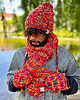 moda - inne Męskie rękawiczki MERINO 50% ,,Czerwienie" 4