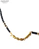 chokery Boho minimalistycznie choker ze złotymi rybkami Urok prostoty Prezent 7