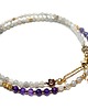 chokery Labradoryty  i ametysty /choker/  naszyjnik - Szlachetna kolekcja 5