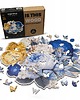 puzzle dla dzieci Puzzle drewniane Niebieskie Róże  Blue Roses  370 elementów  XXL 1