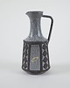 wazony Wazon ceramiczny szary, duński design, lata 70, produkcja: Frank Keramik 4