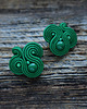 kolczyki soutache Zielone kolczyki sutasz 2