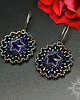 kolczyki swarovski Realtach, kolczyki z kryształami Swarovskiego, beading 1