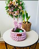 koszyki wielkanocne Koszyczek wielkanocny króliczek " The Easter Bunny" kolor jasny różowy 1