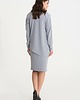 sukienki midi damskie Sukienka FORMALISTKA szary melanż 2