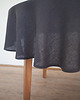 obrusy i serwetki Obrus okrągły medium linen CHARCOAL 3