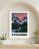 grafiki i ilustracje PATAGONIA- plakat górska kraina 2