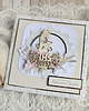 kartki scrapbooking Kartka komunijna "Beige Pearl Girl" GOTOWA 2