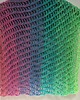 szale damskie Ażurowy szal komin apaszka handmade ombre neon fluo 2