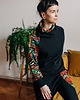 bluza z kapturem damska Bluza z golfem - ETNO 4