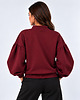 bluza bez kaptura damska Bluza ,,ARIA" zgaszone bordo 2