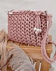 torby na ramię Pillow Bag  - różowe złoto 1