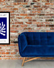 grafiki i ilustracje PLAKAT indygo , abstrakcja, matisse, granatowy 4