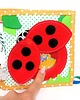 książeczki dla dzieci Quiet Book książeczka sensoryczna manipulacyjna Chytrusek Bejbik 3