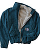 kurtki damskie Sztruksowa Kurtka Teddy Jungle Green 1