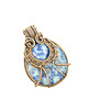wisiory Sodalit wisiorek wire wrapping 5