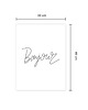plakaty Napis Bonjour plakat 2