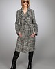 płaszcze damskie Wełniany płaszcz w kratkę 3