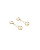 kolczyki pozłacane MINIMAL earrings MINI / silver 2