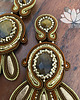 kolczyki soutache tygrysie oko - kolczyki sutasz 2