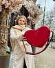 torby na ramię Torebka serce "Love" czerwona 5