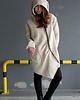 bluza z kapturem damska Bluza damska asymetryczna bawełniany płaszcz 4
