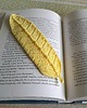 zakładki do książek Zakładka do książki piórko handmade 1