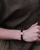 biżuteria męska Skórzana bransoleta z runą, Wikińska Bransoletka nordycka z koralikiem 4