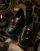 półbuty damskie Wednesday Loafers One of One Upcycled Art Shoes Rozmiar 39 2