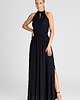 sukienki maxi damskie Elegancka rozkloszowana sukienka maxi halter bez rękawów na imprezę - M945 3