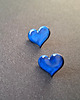 kolczyki z masy plastycznej Kolczyki ecce serce no10 3