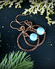 kolczyki wire wrapping Kolczyki z jadeitem 3