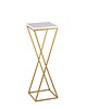 kwietniki Kwietnik Metalowy Stripes White and Gold 70 cm 1