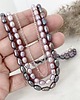 korale Naszyjnik Lilac pearls 1
