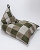 pufy do siedzenia Puf OVNI LONG zero waste OSKAR PEREK TRICOLORE moro 1