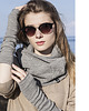 rękawiczki damskie Long gloves / light gray 1