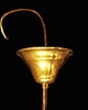 lampy wiszące Żyrandol ceramiczny, duński design, lata 60 4