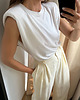 bluza bez kaptura damska Top Noble ecru len 2