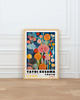 plakaty PLAKAT dekoracyjny abstrakcyjne kwiaty Yayoi Kusama,  poster 1