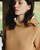 bluza z kapturem damska Kangurka damska z kapturem z uszami smoka brązowa 4