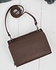 kopertówki Mała torebka damska skórzana kopertówka 2w1 brązowa AY-21-BR 9