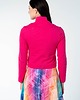 kurtki damskie Ramoneska damska Fuchsia Fever różowa z dresówki T-SHIRT GRATIS 2