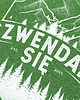 t-shirty męskie Koszulka męska SZWENDAM SIĘ/GÓRY zielona 2
