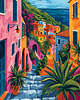 plakaty Plakat - Sea town 1
