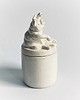 pojemniki na biżuterię Pojemnik z kotem, szkatułka, ceramiczny kot rzeźba kota 4