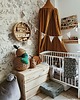 namioty i tipi dla dzieci MUSZTARDOWY baldachim z lnu do pokoju dziecka, styl boho 2