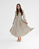 sukienki maxi damskie Lniana sukienka CAMELLIA MAXI NATURAL 1