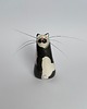 figurki i rzeźby Ceramiczny kot na kocie wąsy wibrysy 6